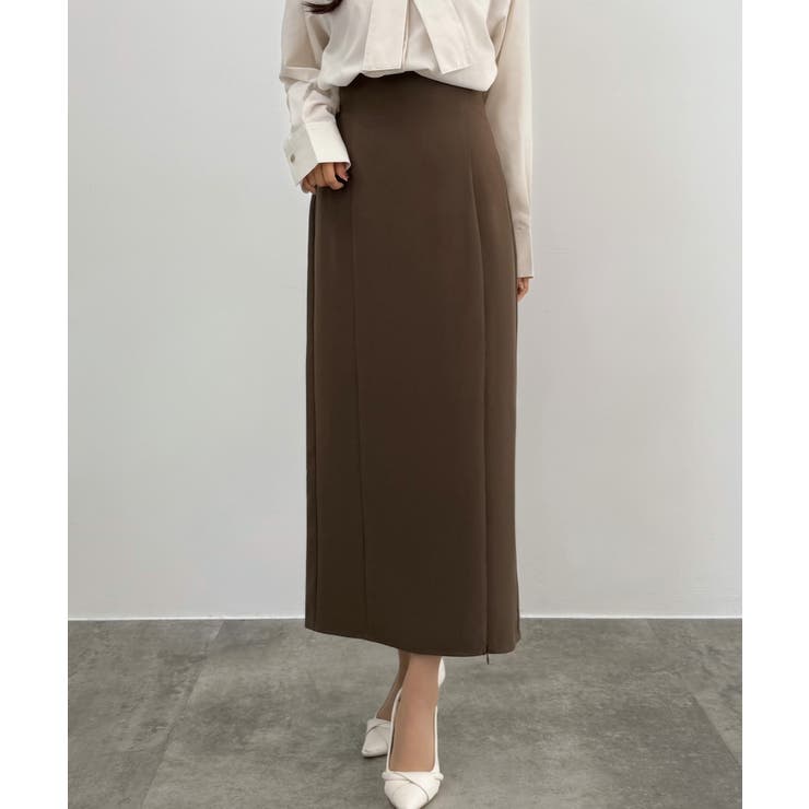 CENEA ハイウエストジップIラインスカート(通年生地) | JUNOAH | 詳細画像9 