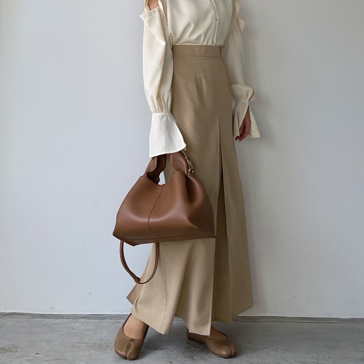 ゆう❣️フォックスファートリムロングジレ　ゆったり ファー付きロングコートシマノ ベイトロッド ワールドシャウラ