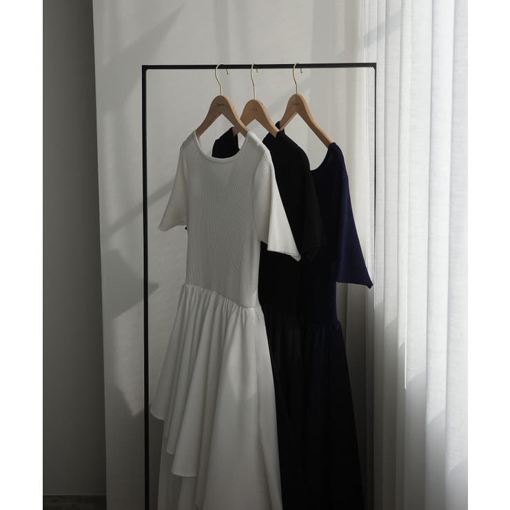 Louere ニットドッキングティアードワンピース | Louere | 詳細画像19 