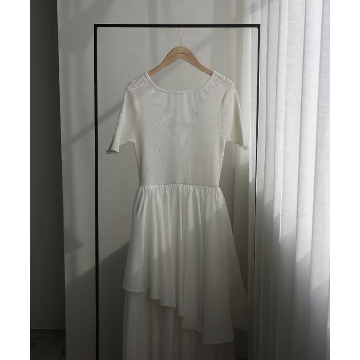 Louere ニットドッキングティアードワンピース | Louere | 詳細画像21 