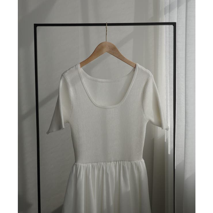 Louere ニットドッキングティアードワンピース | Louere | 詳細画像22 