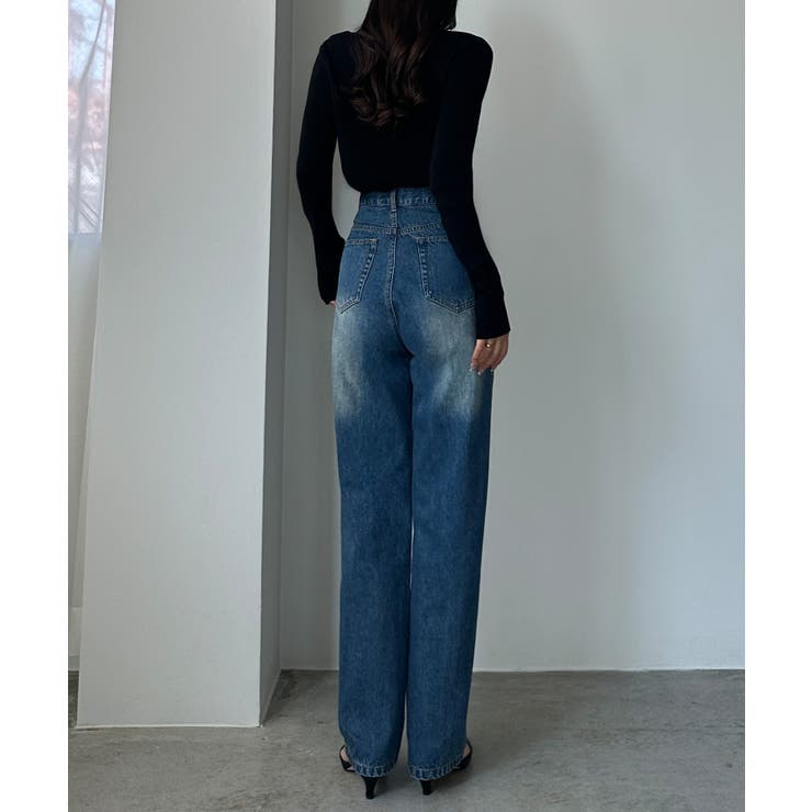 Louere 薄手ドレープリブニットトップス | Louere | 詳細画像5 