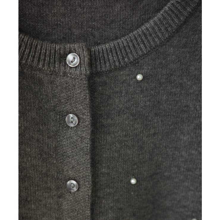 Louere ランダムパールウエストシェイプニットカーディガン | Louere | 詳細画像22 