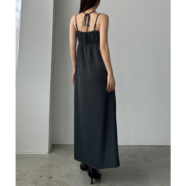 Louere シャギーショートニット＋セミフレアキャミワンピースSET | Louere | 詳細画像20 