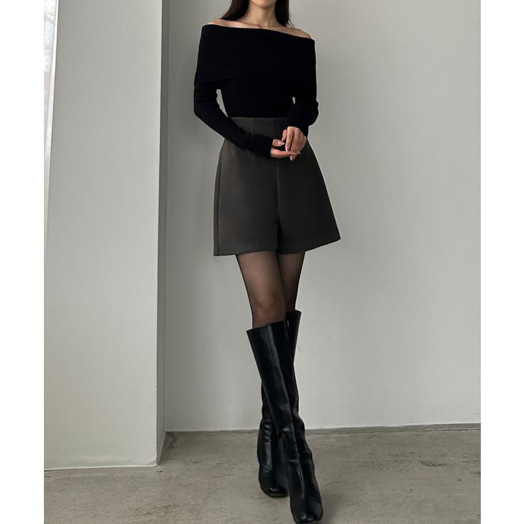 Louere ウールライクハイウエストショートパンツ | Louere | 詳細画像11 