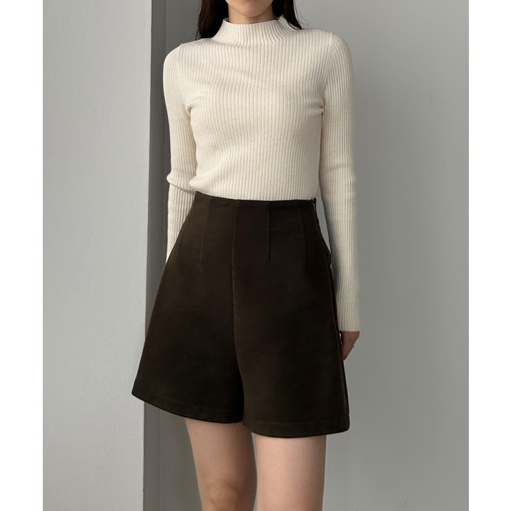 Louere ウールライクハイウエストショートパンツ | Louere | 詳細画像12 