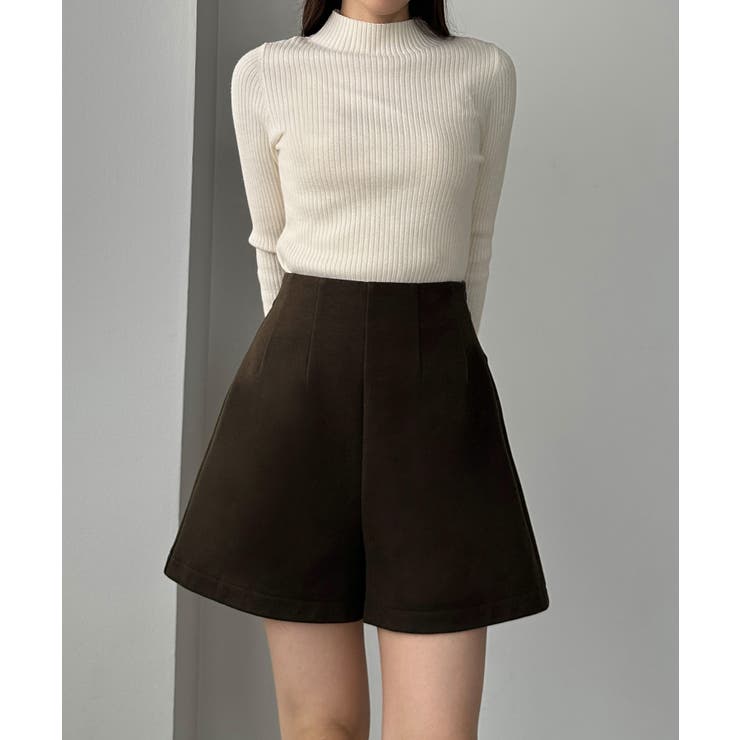 Louere ウールライクハイウエストショートパンツ | Louere | 詳細画像13 