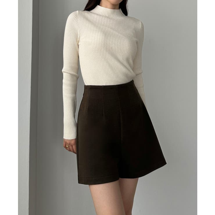 Louere ウールライクハイウエストショートパンツ | Louere | 詳細画像14 