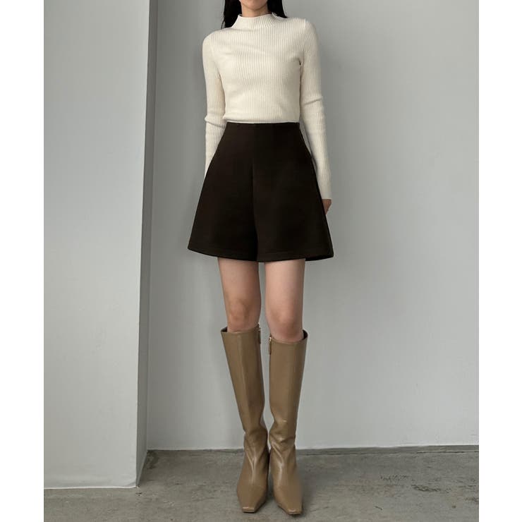 Louere ウールライクハイウエストショートパンツ | Louere | 詳細画像16 