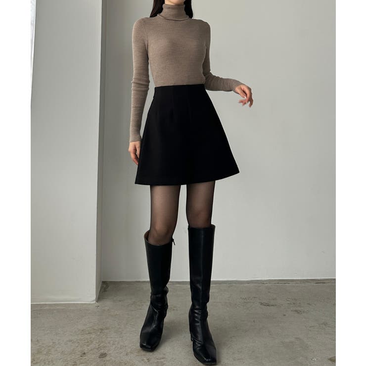 Louere ウールライクハイウエストショートパンツ | Louere | 詳細画像4 