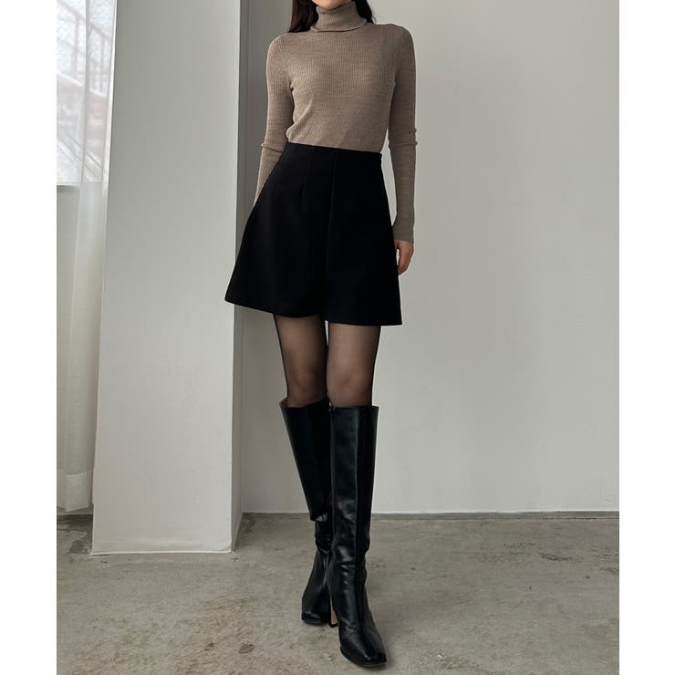 Louere ウールライクハイウエストショートパンツ | Louere | 詳細画像5 