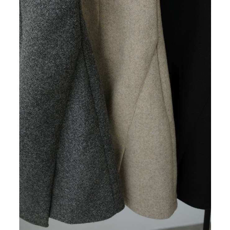 Louere メルトンラップ風ミニスカート(インパン付き) | Louere | 詳細画像16