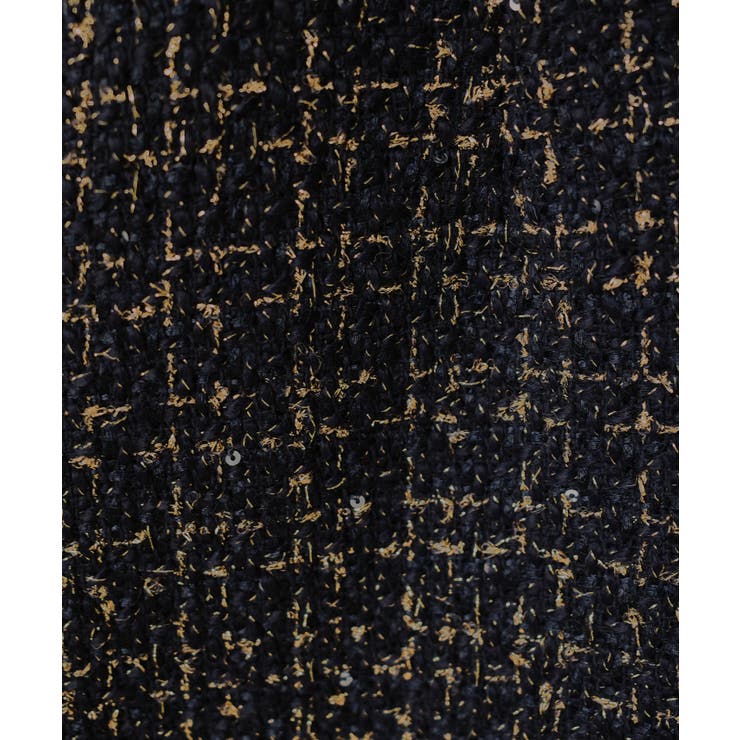 Louere ラメファンシーツイードミニスカート(インパン付き、ウール混) | Louere | 詳細画像24