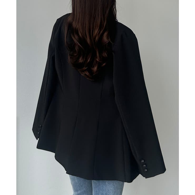 Louere ベルト付きウエストシェイプジャケット | Louere | 詳細画像10 