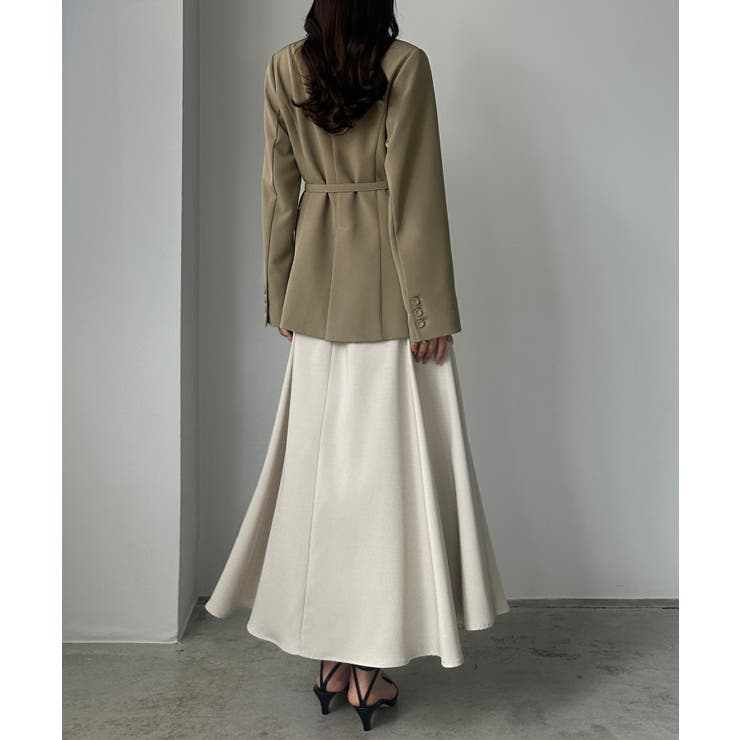 Louere ベルト付きウエストシェイプジャケット | Louere | 詳細画像6 