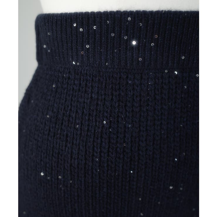 Louere スパンコールマーメイドニットスカート | Louere | 詳細画像16 