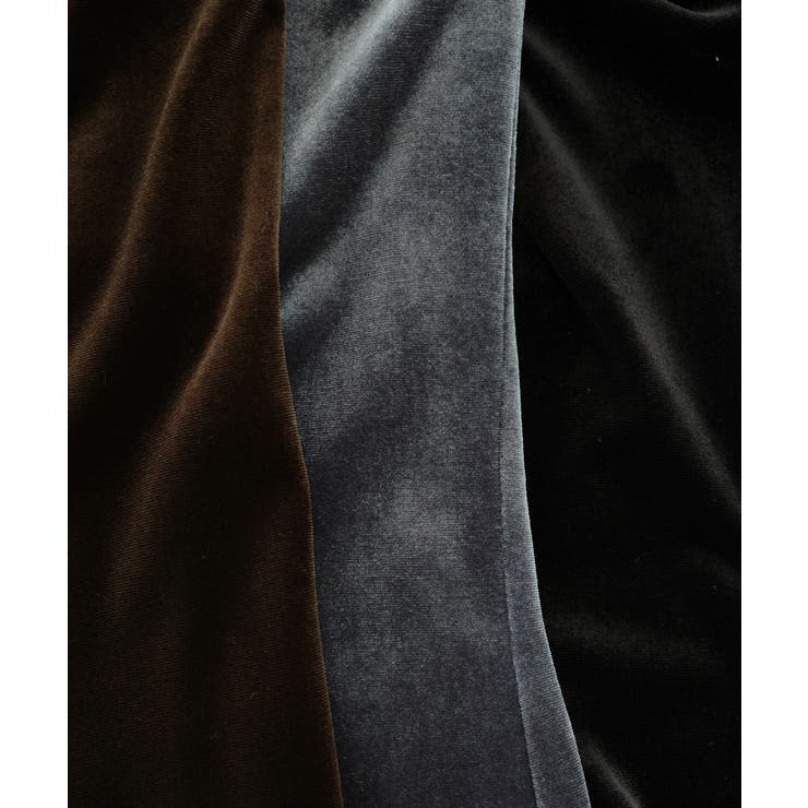 Louere 前後2wayベロアセミフレアワンピース(薄手、裏地無し) | Louere | 詳細画像20