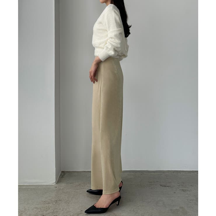 Louere ハイウエストべロアナロースカート | Louere | 詳細画像12 