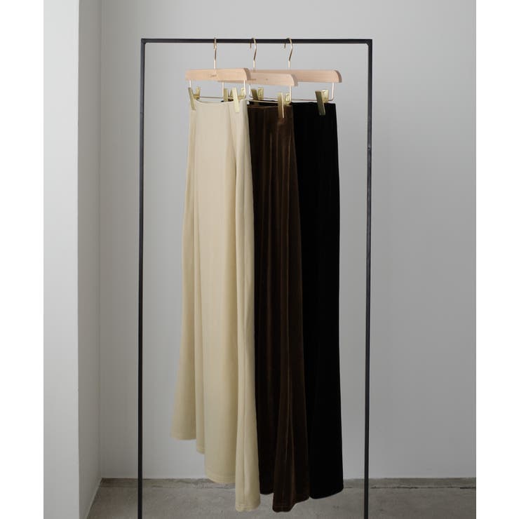 Louere ハイウエストべロアナロースカート | Louere | 詳細画像14 