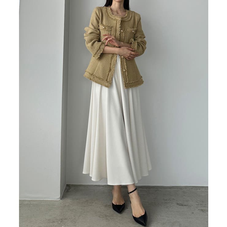 Louere ウエストシェイプラメツイードジャケット | Louere | 詳細画像13 