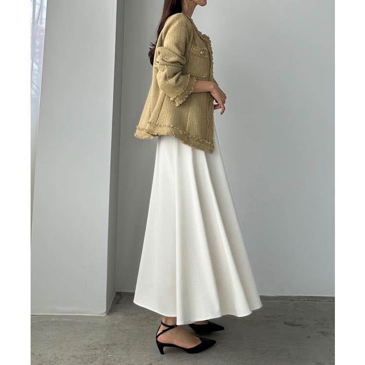 Louere ウエストシェイプラメツイードジャケット | Louere | 詳細画像14 