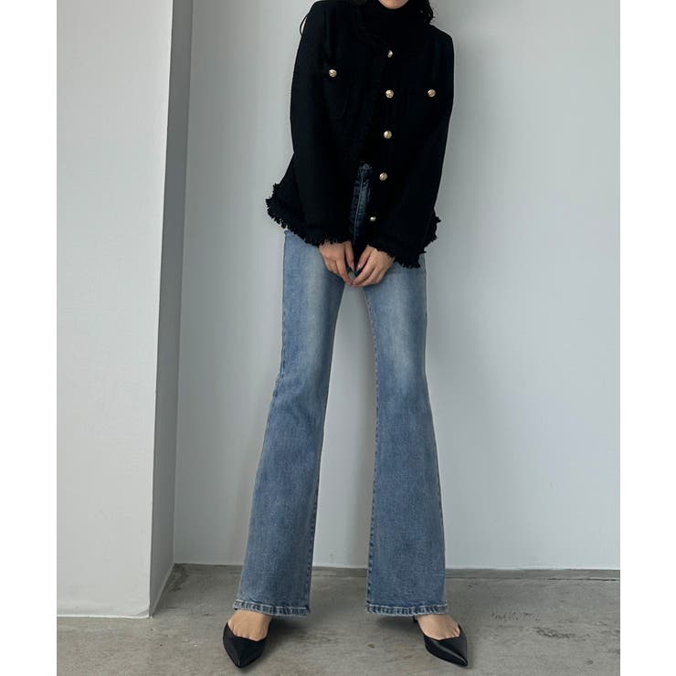 Louere ウエストシェイプラメツイードジャケット | Louere | 詳細画像5 