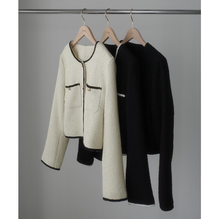 Louere 配色ラメツイードジャケット | Louere | 詳細画像15