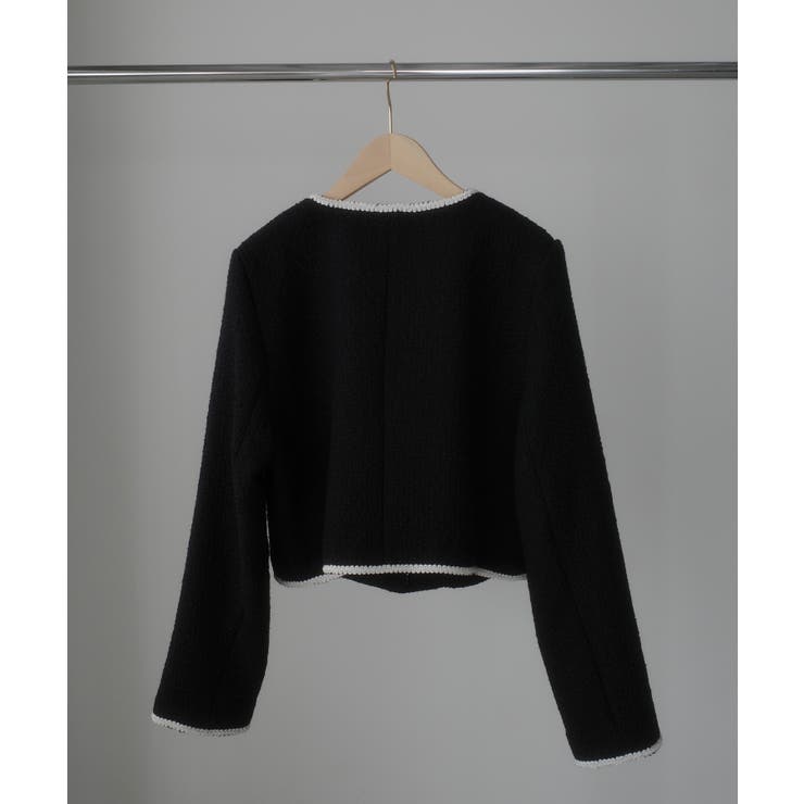 Louere 配色ラメツイードジャケット | Louere | 詳細画像18