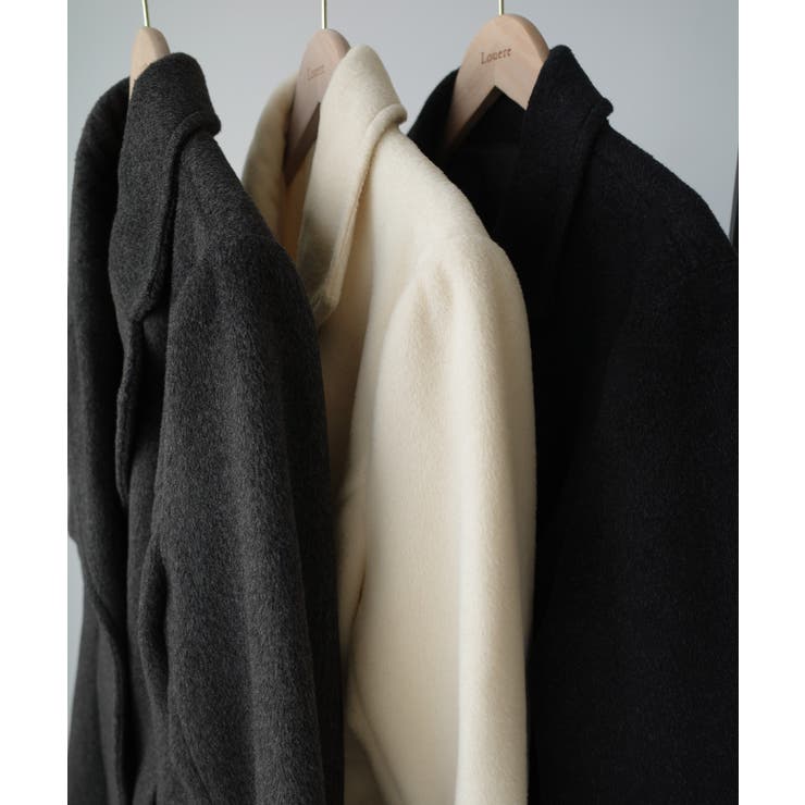 Louere ミドル丈ウエストシェイプフレアコート | Louere | 詳細画像17