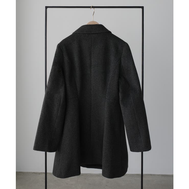 Louere ミドル丈ウエストシェイプフレアコート | Louere | 詳細画像19