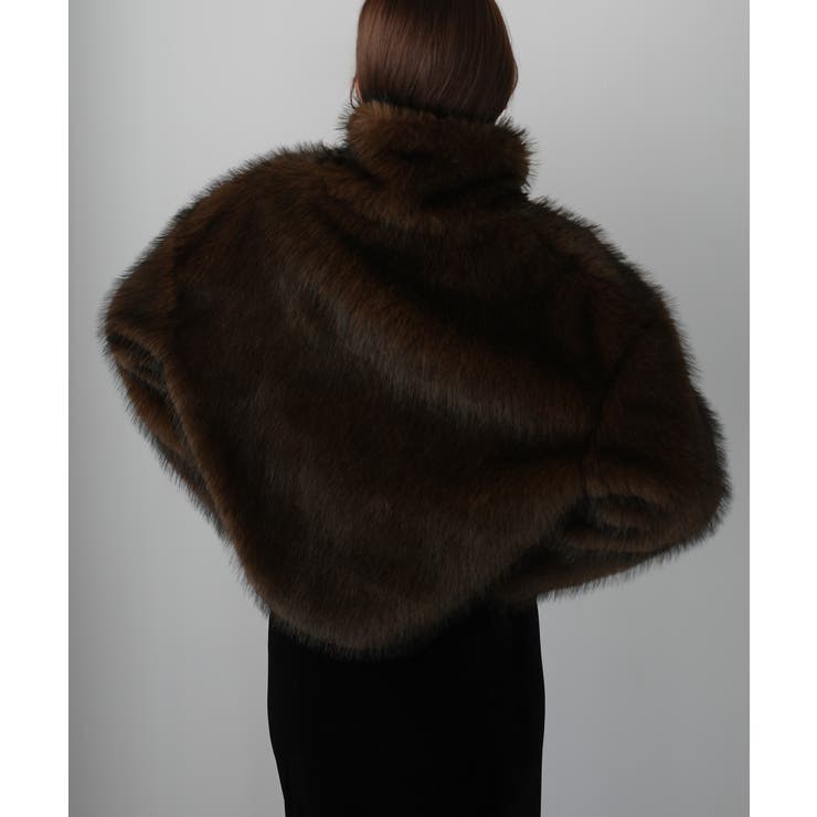 Louere 2wayカラーフェイクファーショートコート | Louere | 詳細画像10 