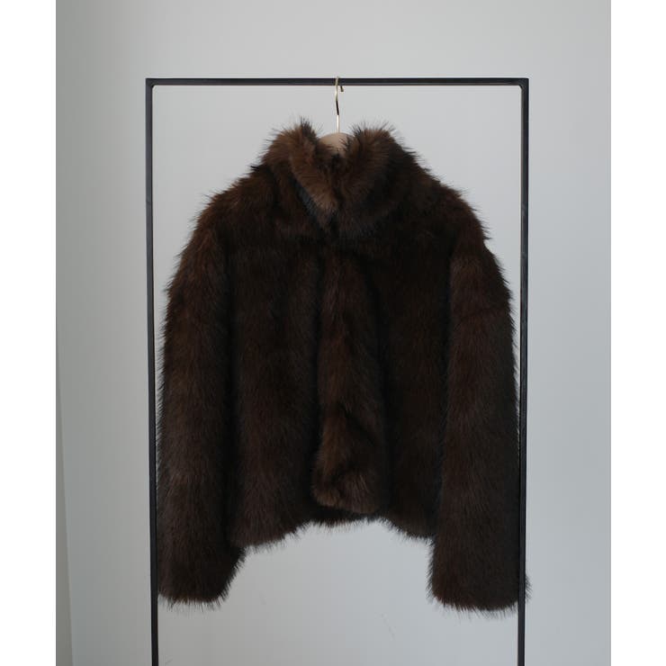 Louere 2wayカラーフェイクファーショートコート | Louere | 詳細画像22 