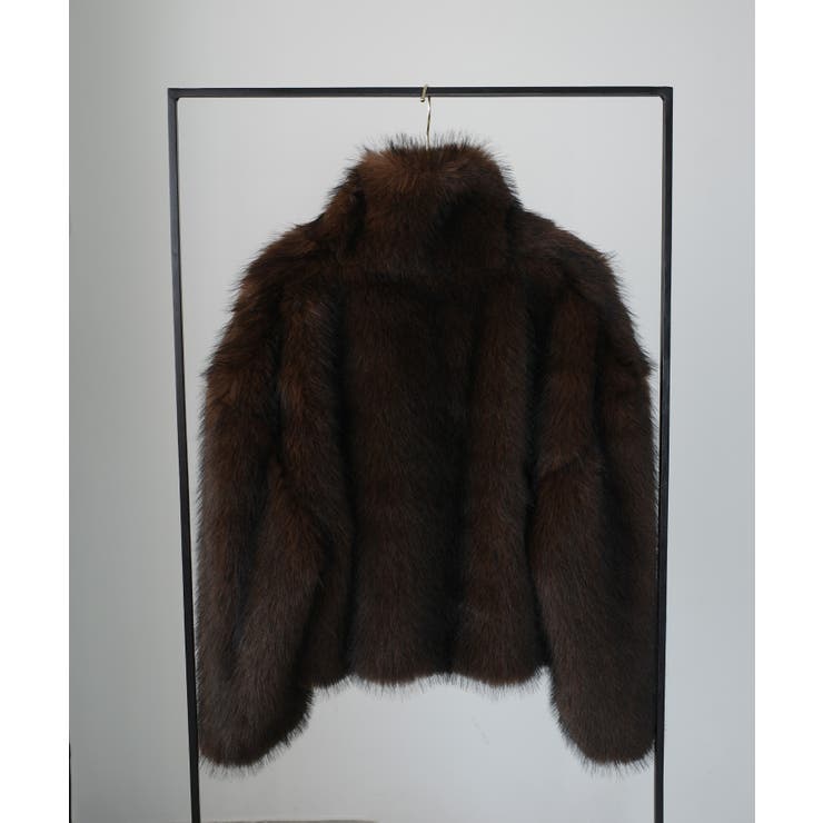 Louere 2wayカラーフェイクファーショートコート | Louere | 詳細画像23 