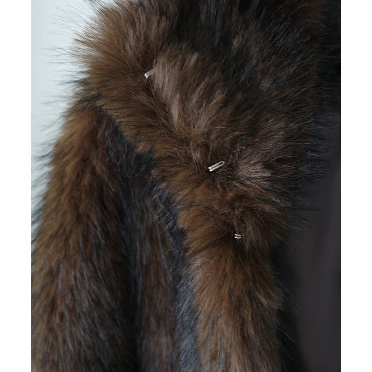 Louere 2wayカラーフェイクファーショートコート | Louere | 詳細画像24 