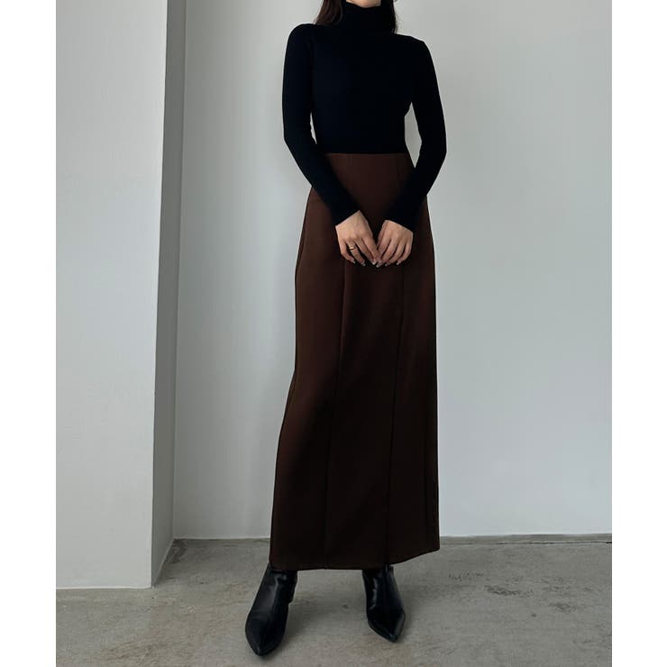 Louere ポケットデザインファスナースリットIラインポンチスカート | Louere | 詳細画像11 