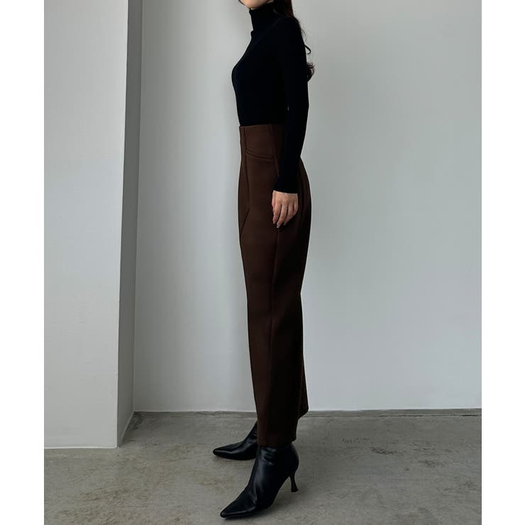 Louere ポケットデザインファスナースリットIラインポンチスカート | Louere | 詳細画像12 