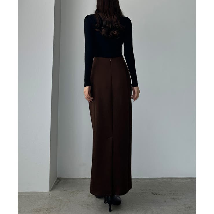 Louere ポケットデザインファスナースリットIラインポンチスカート | Louere | 詳細画像13 