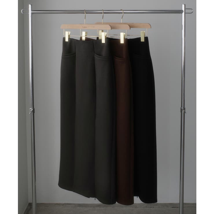 Louere ポケットデザインファスナースリットIラインポンチスカート | Louere | 詳細画像14 