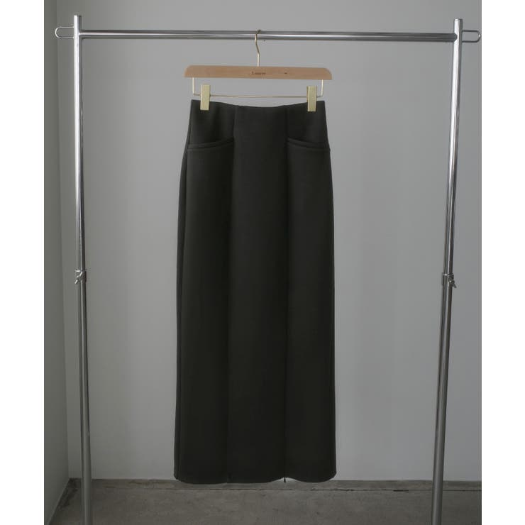 Louere ポケットデザインファスナースリットIラインポンチスカート | Louere | 詳細画像16 