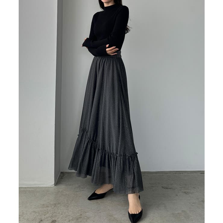 Louere ラメフレアチュールスカート | Louere | 詳細画像11 