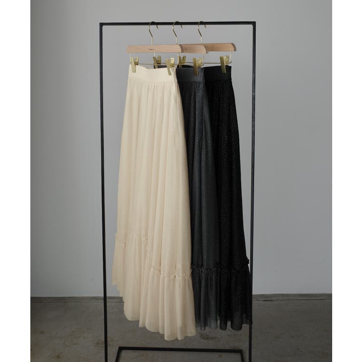 Louere ラメフレアチュールスカート | Louere | 詳細画像12 