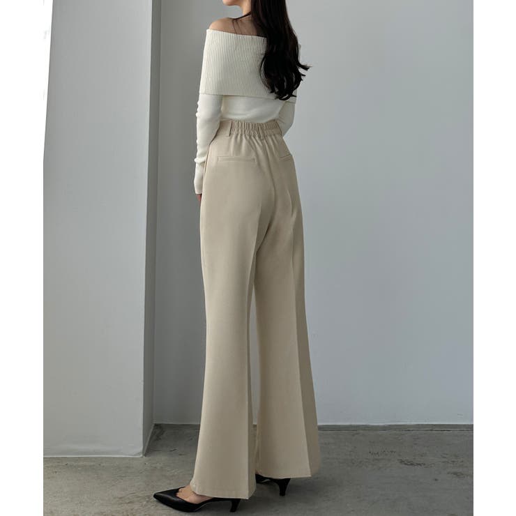 Louere ピンタックフレアパンツ | Louere | 詳細画像8 