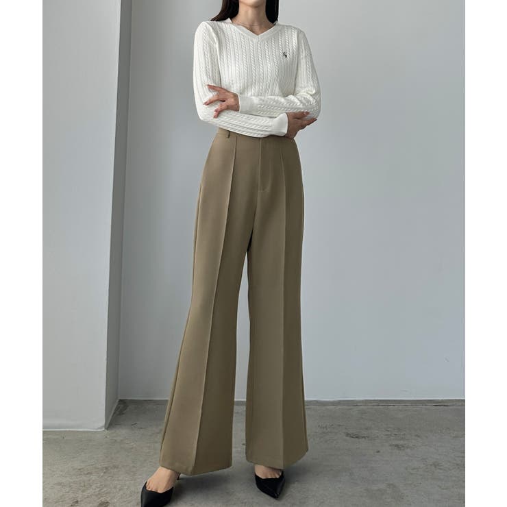 Louere ピンタックフレアパンツ | Louere | 詳細画像9 