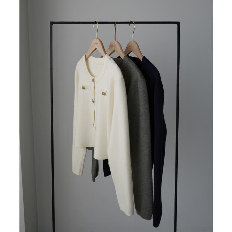 Louere ゴールドボタンニットカーディガン | Louere | 詳細画像17 