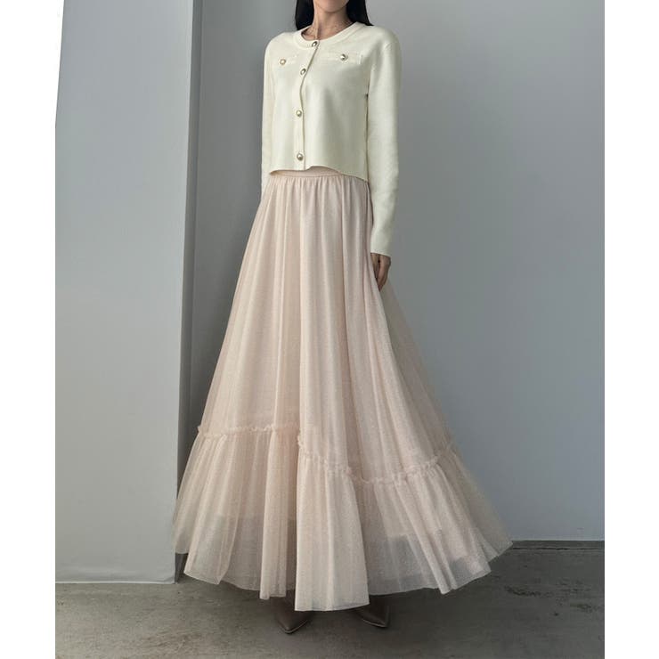 Louere ゴールドボタンニットカーディガン | Louere | 詳細画像4 