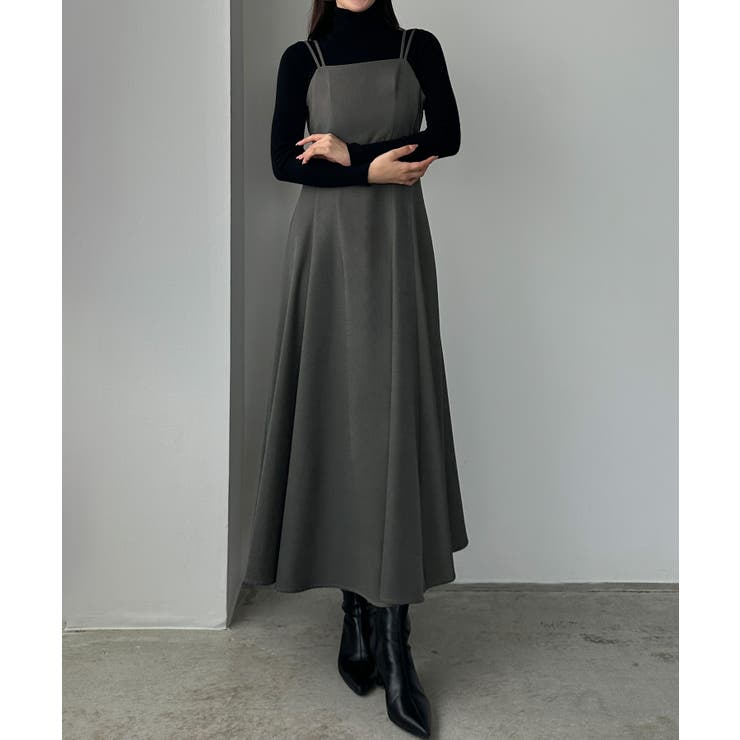 Louere ダブルストラップフレアキャミワンピース | Louere | 詳細画像12 