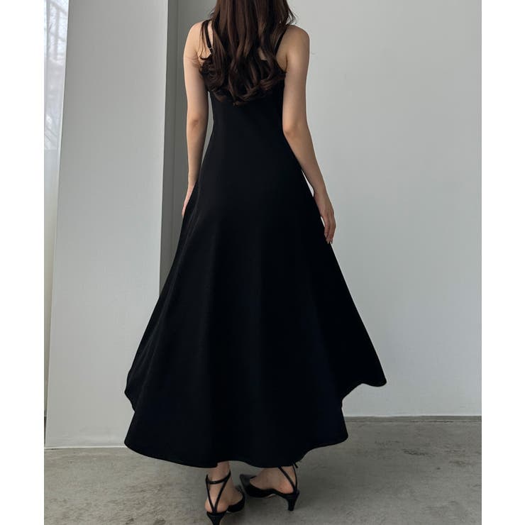 Louere ダブルストラップフレアキャミワンピース | Louere | 詳細画像4 