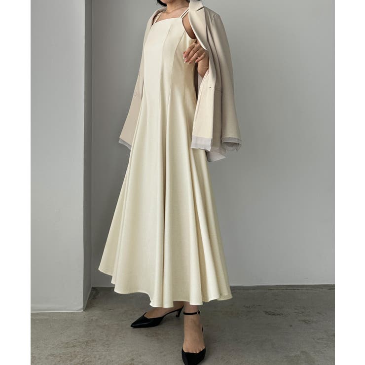 Louere ダブルストラップフレアキャミワンピース | Louere | 詳細画像6 