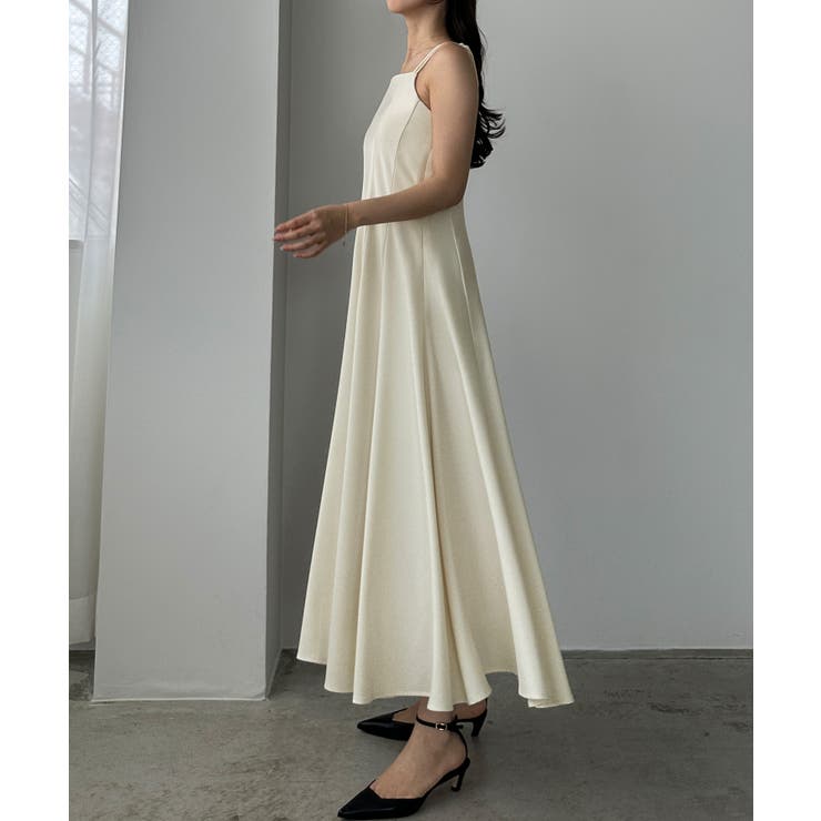 Louere ダブルストラップフレアキャミワンピース | Louere | 詳細画像8 