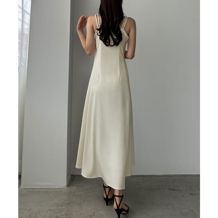 Louere ダブルストラップフレアキャミワンピース | Louere | 詳細画像9 